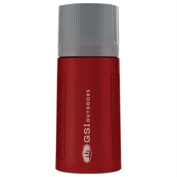 0.5-Liter Red Glacier Stainless Steel Vacuum Bottle 1