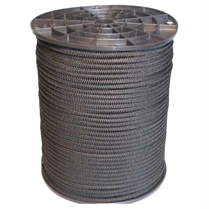 1/8" Black Polypropylene Bungee Cord – 500 Ft Spool 1