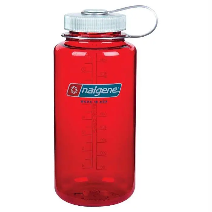 1-Quart Wide-Mouth Water Bottle – Outdoor Red 1