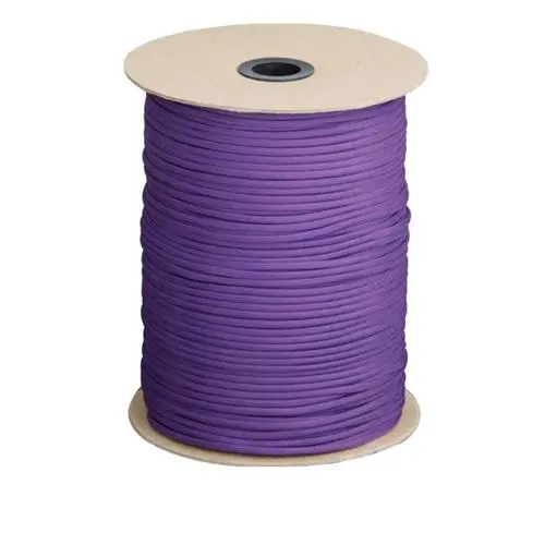 1000-Foot Spool Of 550-Pound Test Parachute Cord – Purple Color 1