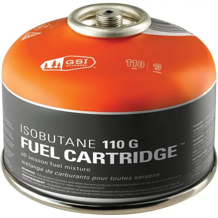 110G Isobutane Camping Gas Canister For Stoves 1