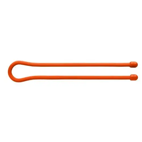 18-Inch Bright Orange Gear Tie Twistable Utility Strap (2-Pack) 1