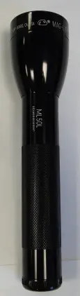 2-Cell C-Format Led Tactical Flashlight – Matte Black 1