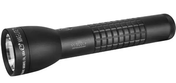 2-Cell D-Size Led Flashlight – 524 Lumen Output, Black 1