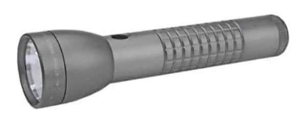 2-Cell D-Size Led Flashlight – 524 Lumens, Gray Finish 1