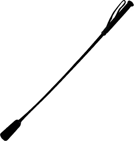 27-Inch Flexible Black Riding Crop 1