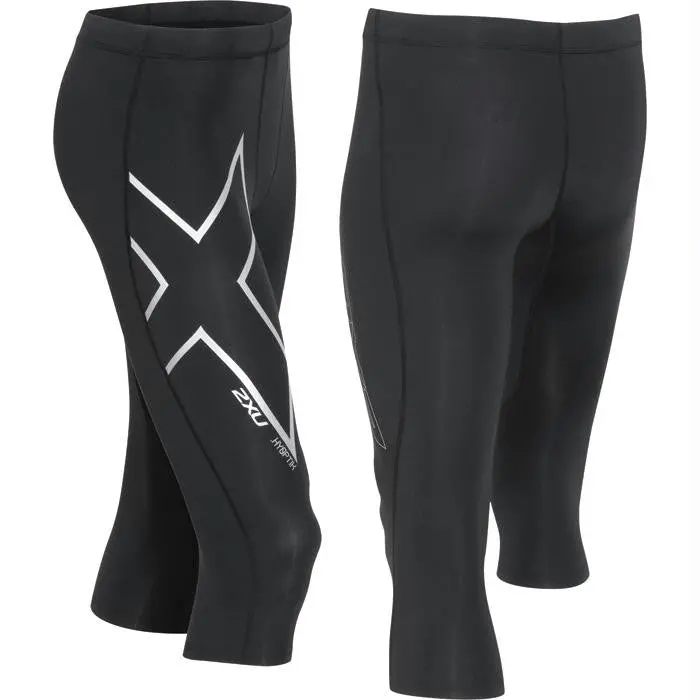 2Xu Men'S Hyoptik 3/4-Length Tights – Black, Extra Large 1