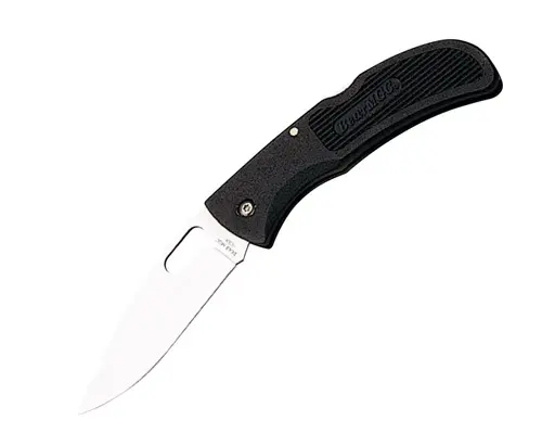 3-5/8" Black Lockback One-Hand-Opening Opener 1