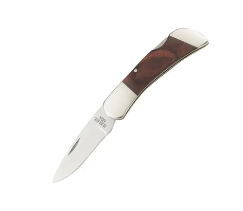 3.5-Inch Rosewood Handle Lockback Pocket Knife 1