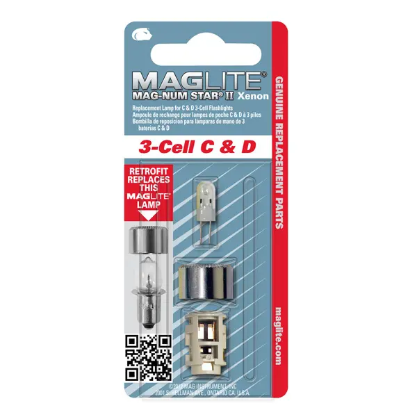 3-Cell Xenon Replacement Light Bulbs For Flashlights 1