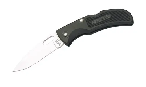 3-Inch Black Zytel One-Hand Opening Pocket Knife With Clip 1