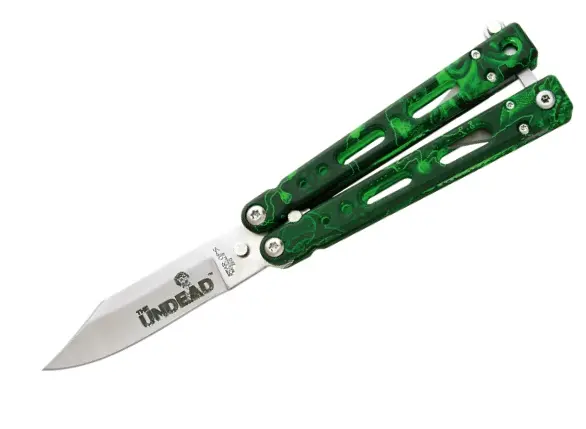 4.25-Inch Reaper Knife With Zebra Wood Handle – Satin Blade 1