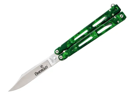 5.4-Inch Reaper Fixed Blade – Satin Finish With Zebra Wood Handle 1