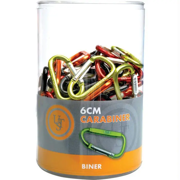 6Cm Aluminum Carabiner – Sleek Cylindrical Design 1