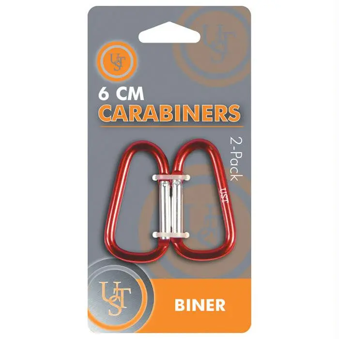 6Cm Carabiner Pair – Assorted Colors 1