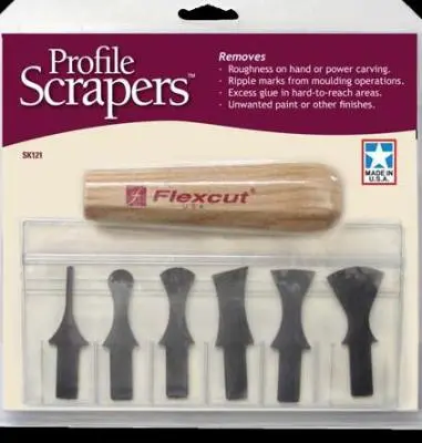 7-Piece Profile Scraper Set With Ergonomic Handle 1