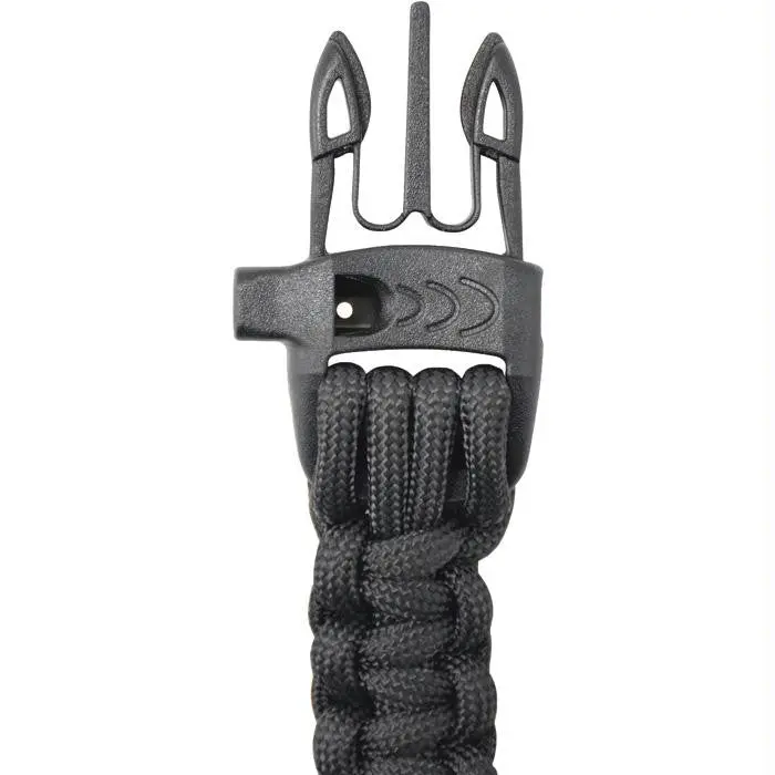 8-Inch Paracord Survival Bracelet With Emergency Whistle 1
