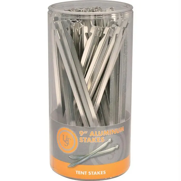 9-Inch Aluminum Tent Stakes 1