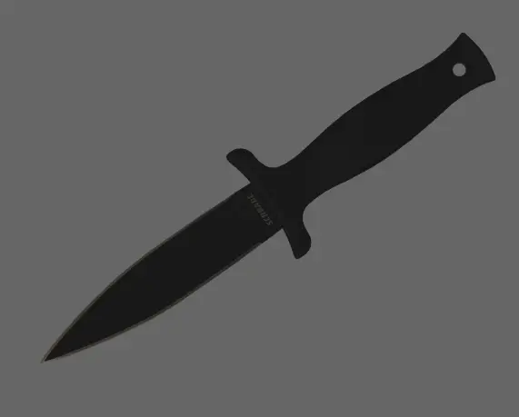 9-Inch Double-Edged Combat Boot Knife 1