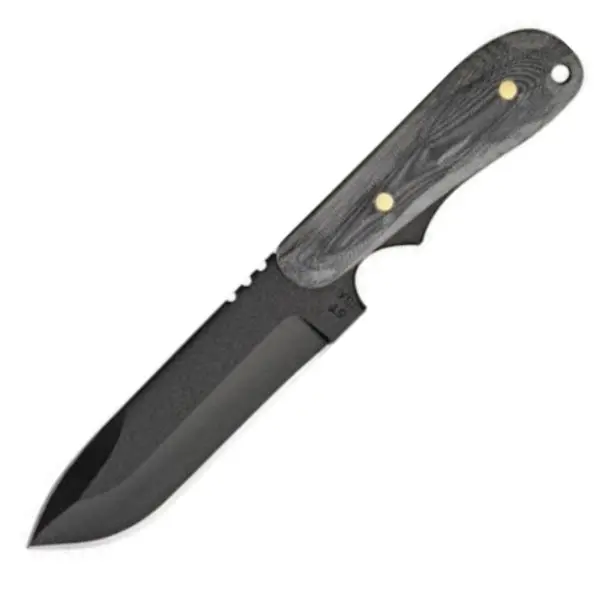 9-Inch Ranger Spear-Point Tactical Knife With Black Plain Blade 1