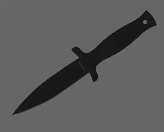 9-Inch Single-Edged Boot Knife – Tactical Fixed Blade 1