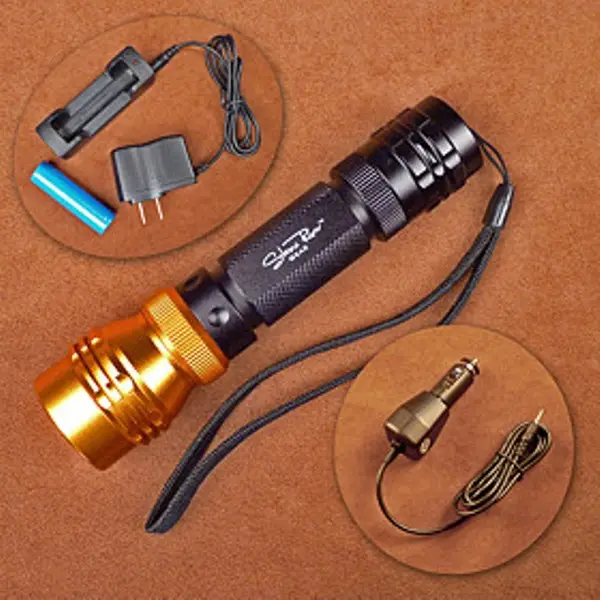 Adjustable-Focus Rechargeable Led Flashlight 1