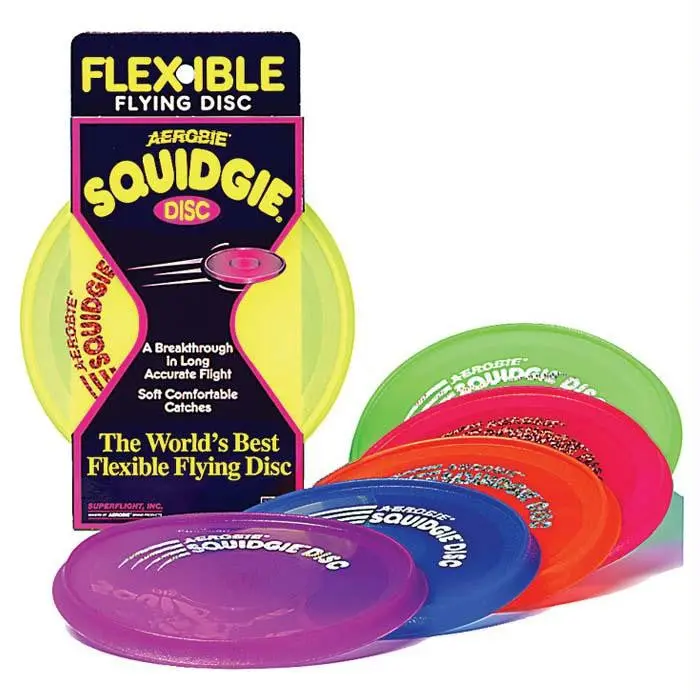 Aerobie Squidgie Flying Disc – Soft & Flexible Dog Toy 1