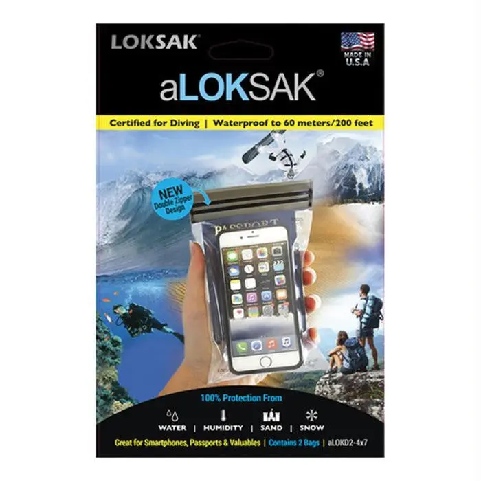 Aloksak Standard Dry Bags – 4×7 Inch, 2-Pack 1