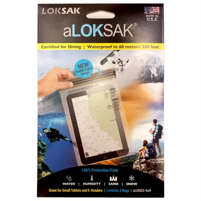 Aloksak Waterproof Dry Bag – 6" X 9", Pack Of 2 1