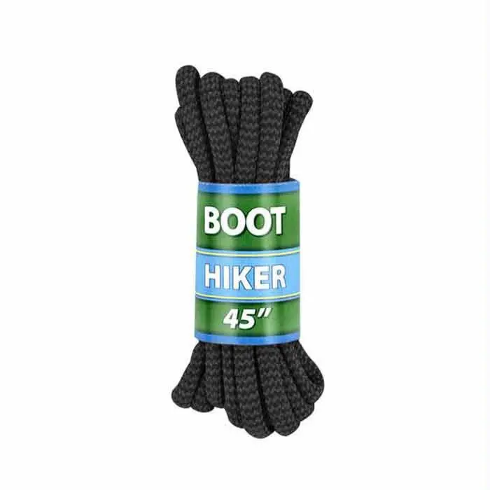 Alpine-Style Boot Laces – 45-Inch, Matte Black Finish 1