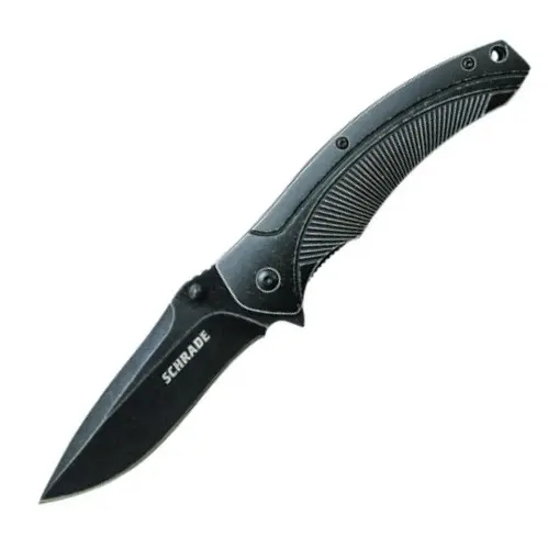 Aluminum-Handled Drop-Point Utility Knife 1