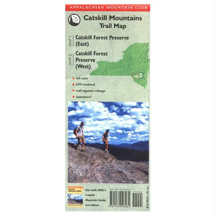 Amc Catskill Mountains Topographic Map 1