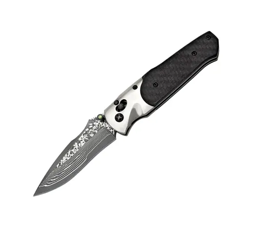 Arcitech Damascus Steel Knife With Carbon Fiber Handle 1