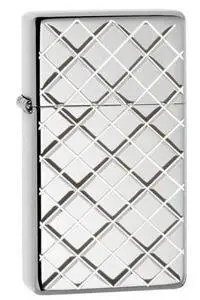 Argyle Pattern Zippo Lighter – Classic Windproof Design 1