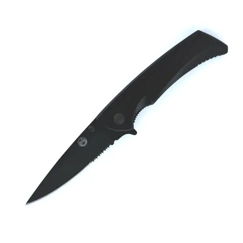 Assisted-Open Liner-Lock Knife With Combo Edge Blade 1