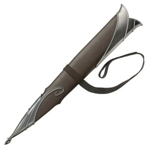 Authentic Hobbit Sting Sword Scabbard – Leather-Wrapped Design 1