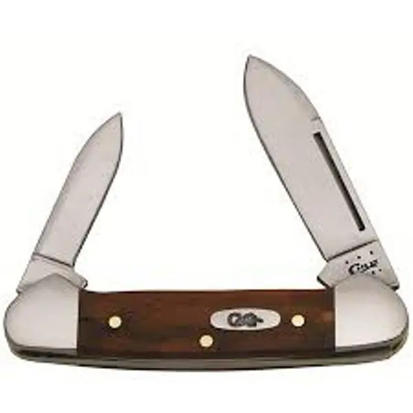 Baby Butterbean Pocket Knife – Smooth Chestnut Bone Handle 1