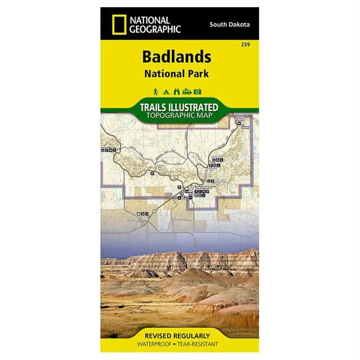 Badlands National Park Illustrated Print #239 1