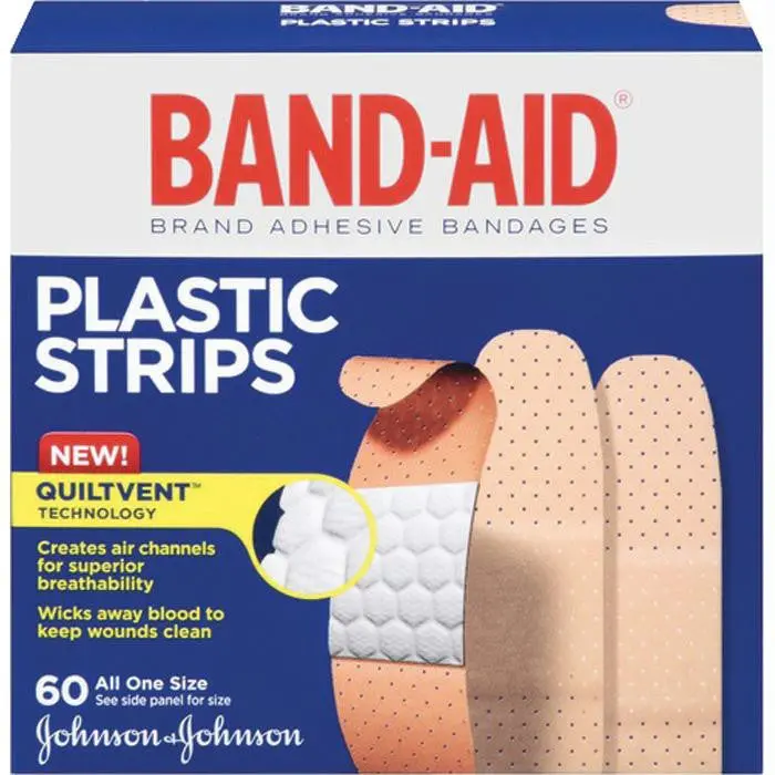 Band-Aid Family Pack Adhesive Bandages – 60 Count, One Size 1