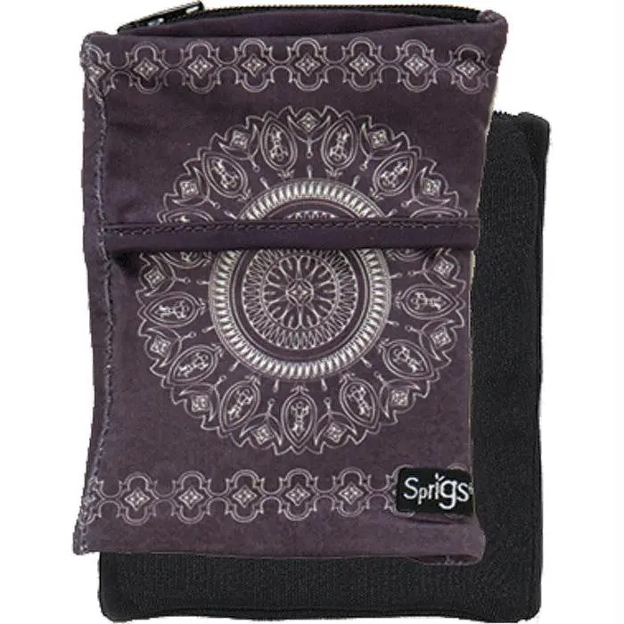 Banjee Batik-Print Wrist Wallet – Gray 1