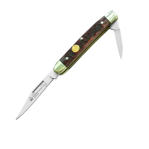 Bantam Brown Bone Handle Pocket Knife 1