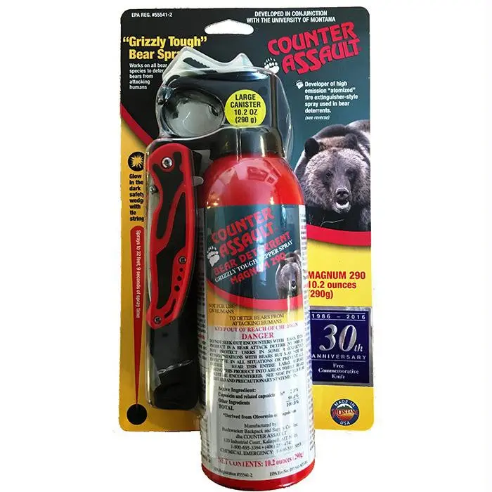 Bear Deterrent Spray With Holster – 10.2 Oz Canister 1