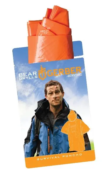 Bear Grylls Waterproof Survival Poncho – Emergency Shelter & Rain Protection 1