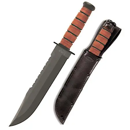 Big Brother Folding Knife With Premium Leather Handle 1