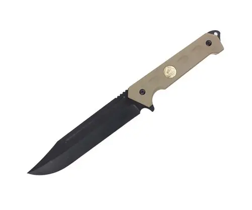 Bigcat 12 Clip Knife In Tan Sgb Finish 1