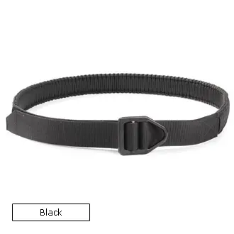 Black Adjustable Belt – Fits 28–30 Inches 1