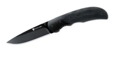 Black Label Submission Spear Point Knife With G-10 Handle 1