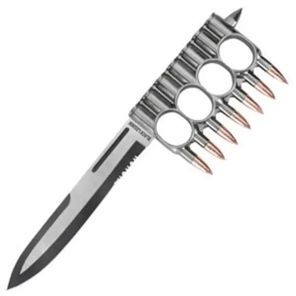 Black Legion Bullet-Knuckle Fixed-Blade Knife 1