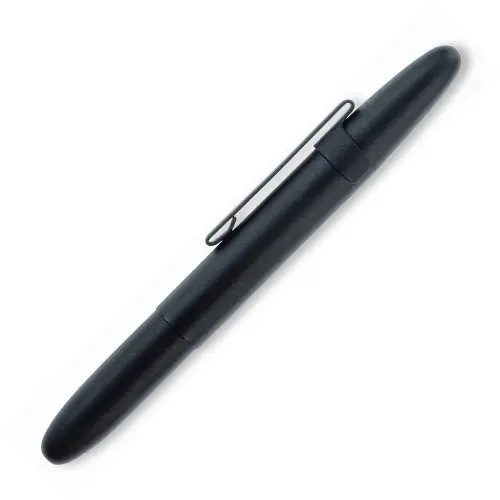 Black Matte Tactical Bullet Pen With Pocket Clip (Model 400Bcl) 1