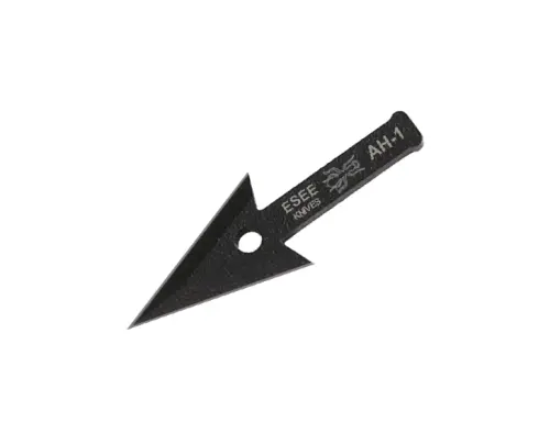 Black Powder-Coated Arrowhead Point – Traditional Hunting Tip 1